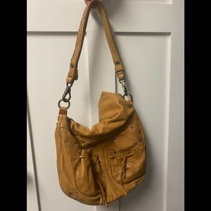 Slouchy leather Stone Mountain purse